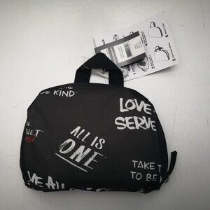 NWT Hard Rock HR Mantra Graffiti Packable Backpack Black